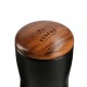 Bouteille double paroi en céramique avec couvercle en bois 10 oz (300 ml)