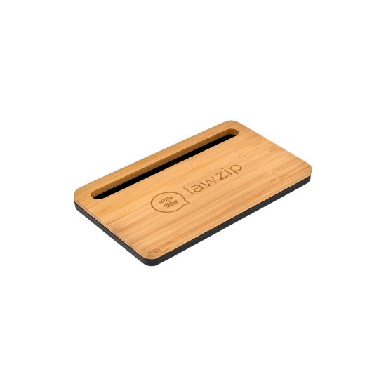 Chargeur de bureau 5W, fini bambou