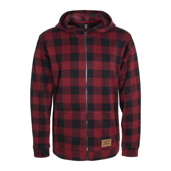 Veston carrelé à capuchon - Adulte
