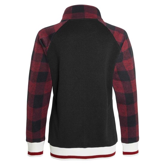 Veston manches raglan carrelées - Femme