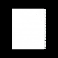 Ensemble intercallaires chiffres 1 à 12