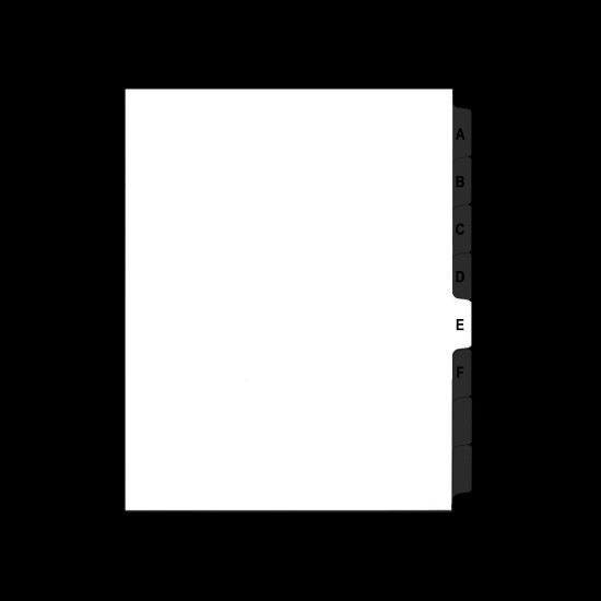 Intercallaires lettre E