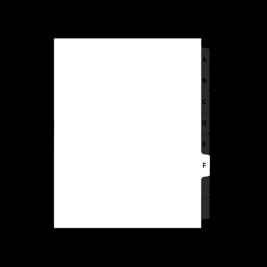 Intercallaires lettre F