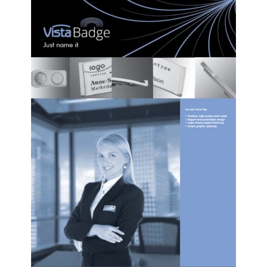 Vista Badge - Courbé